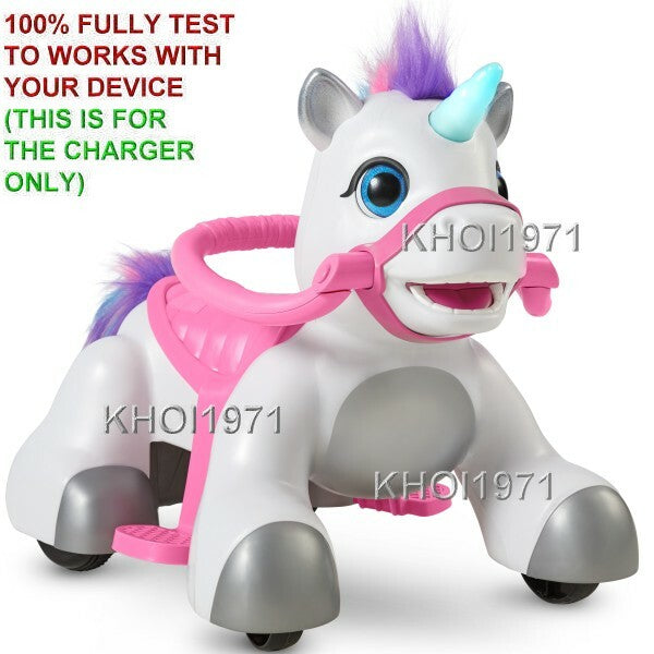 AC Adapter Charger for KidTrax Ride-On Unicorn 6V Battery