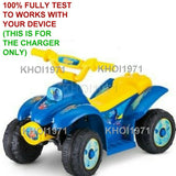 AC Wall Charger Adapter for KidTrax StarBright, Glow & Go Ride-On Toys
