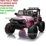 AC Wall Charger Adapter for Kidzone 12V Ride-On Race Car Jeep with Remote Control Battery