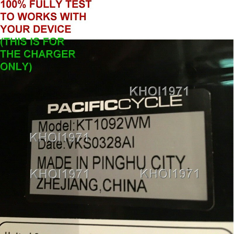 6V AC Charger Adapter for KidTrax CAT Bulldozer/Tractor Ride-On KT1092WM