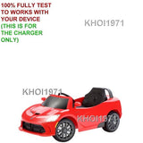 6V AC Wall Charger Adapter for KT1114TG KT1114 Kid Trax SRT Viper Ride-On Battery