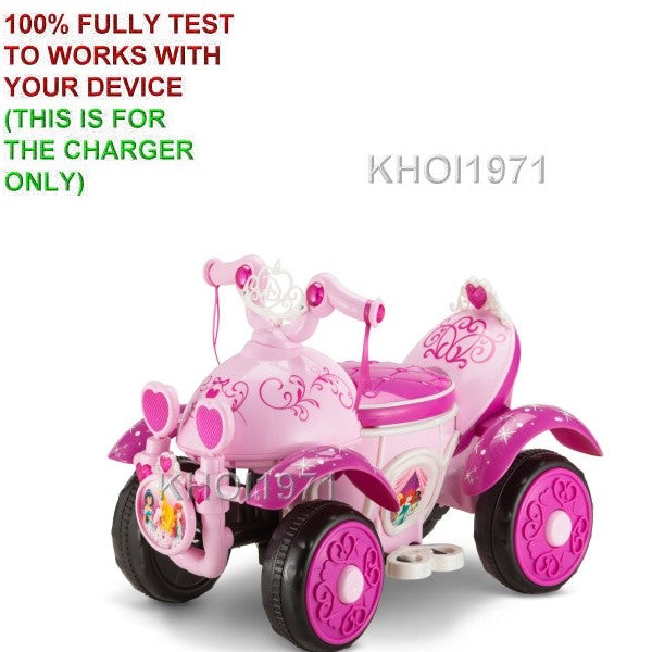 6V AC Wall Charger Adapter for KT1146 Kid Trax Premium Princess Quad Ride-On Toy