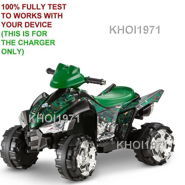 AC Wall Charger Adapter for KT1158TGA Kid Trax ATX ATV 6V Ride-On Battery