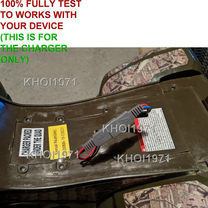 AC Wall Charger Adapter for KT1210WMA Mossy Oak Break Up Infinity Ride-On Toy