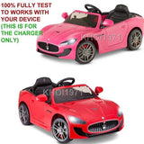 AC Wall Charger Adapter for KT1252TR Kid Trax Maserati Gran Turismo MC Stradale Toy Vehicle