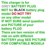 6V AC Wall Charger Adapter for KidTrax KT1269WM Ride-On Cars McQueen Quad 95