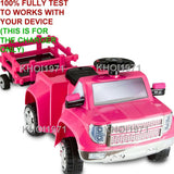 AC Wall Charger Adapter for KT1277WM Kid Trax Heavy Hauling Pickup Ride-On Truck
