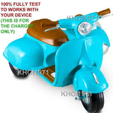 AC Wall Charger Adapter for KT1278WM Kidtrax Teddy Bear Side Ride-On Scooter