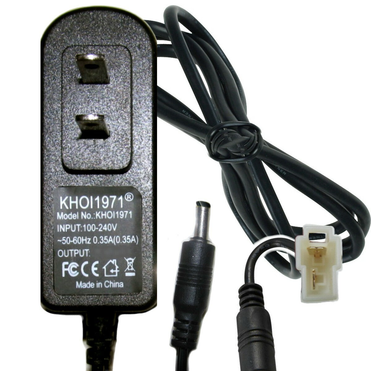 AC Wall Charger Adapter for KidTrax Spiderman KT1283TR 6V Ride-On Battery