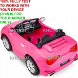 12V AC Wall Charger Adapter for Kidtrax KT1343WM Cool Car Convertible Ride-On