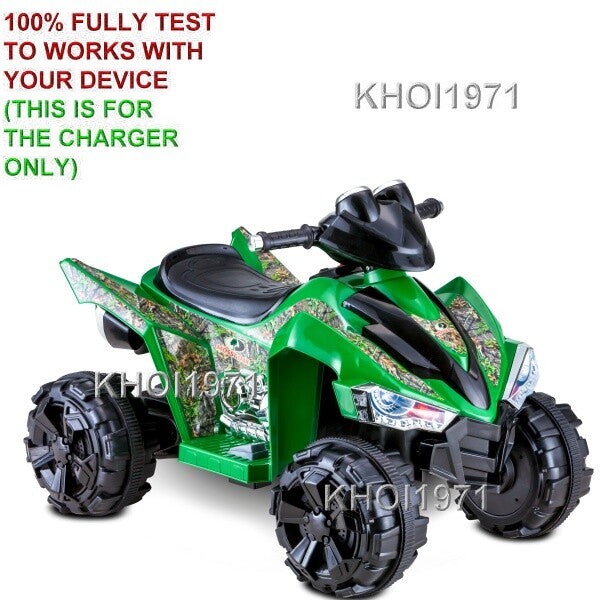 6V AC Wall Charger Adapter for KT1365WM Kid Trax Mossy Oak Green ATV Battery