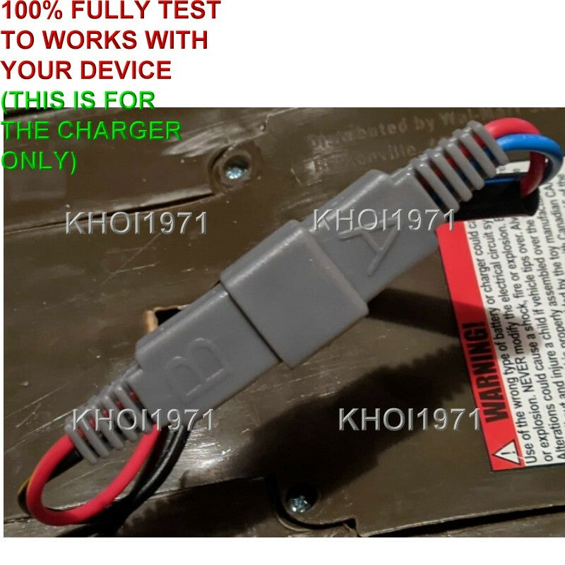 AC Wall Charger Adapter for 6V KT1378WM KidTrax Chase Paw Patrol Ride-On Battery