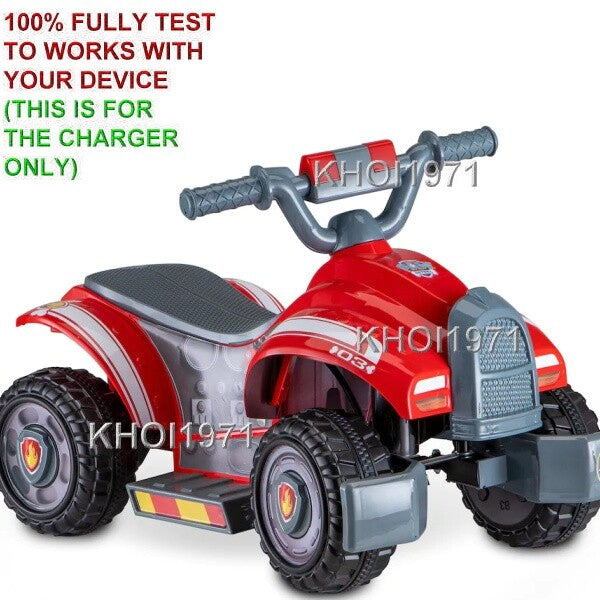 6V AC Wall Charger Adapter for PAW Patrol Marshall Ride-On Vehicle