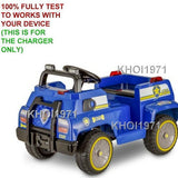6V AC Wall Charger Adapter for Kidtrax KT1481WM Paw Patrol Chase Ride-On Toy