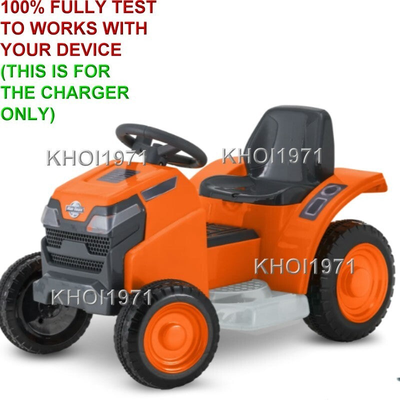 AC Wall Charger Adapter for KT1502WM KidTrax 6V Ride-On Mow & Go Lawn Mower Battery