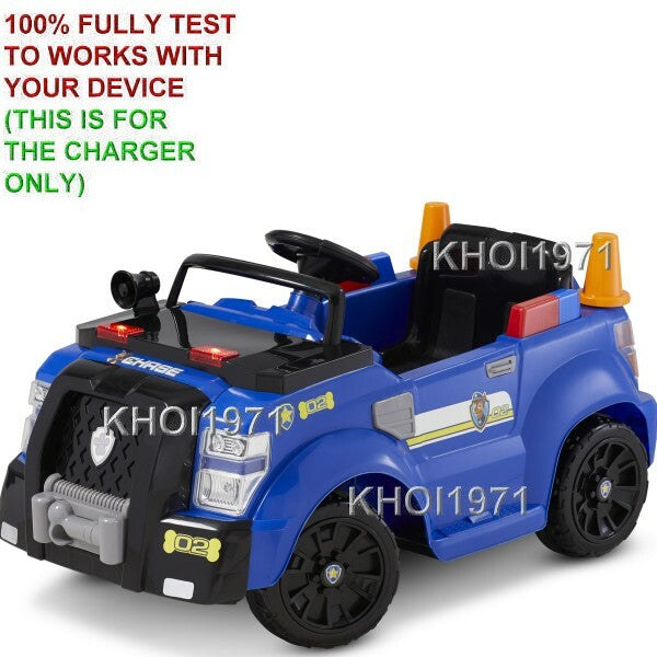 AC Wall Charger Adapter for KT1509WM KidTrax Paw Patrol Chase Ride-On Toy