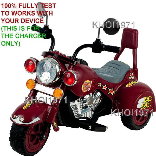 AC Wall Charger Adapter for Little Rider 80 KB901 3-Wheel 6V Electric Bike Motorcycle