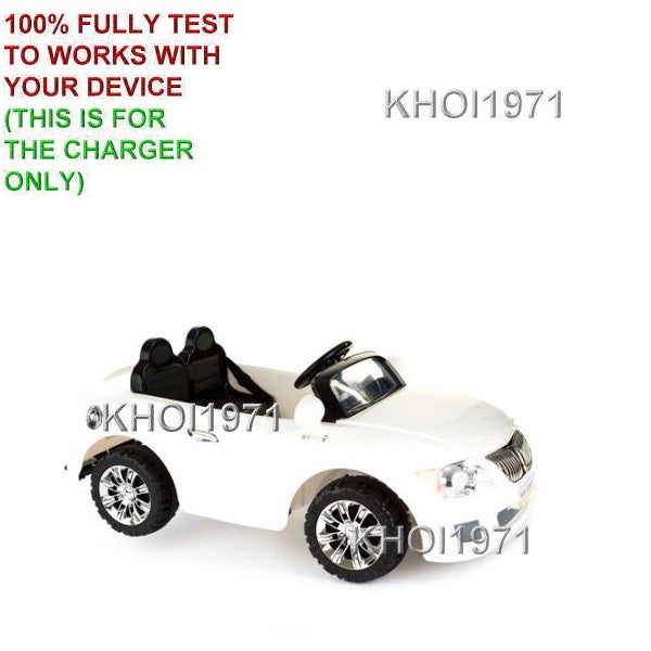 AC Wall Charger Adapter for Monster Trax Convertible 12V Ride-On Battery