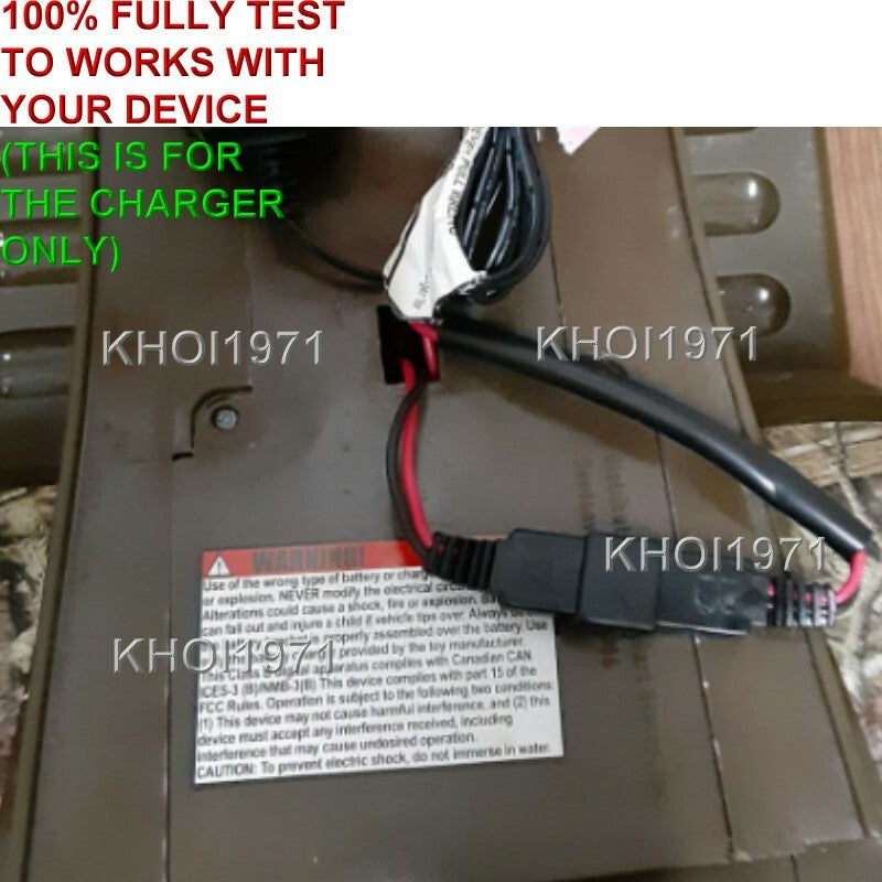 AC Wall Charger Adapter for Mossy Oak Break-Up Infinity KT1211 Ride-On Toy