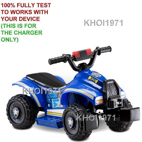 AC Wall Charger Adapter for 6V Nickelodeon Paw Patrol Quad Ride-On Battery