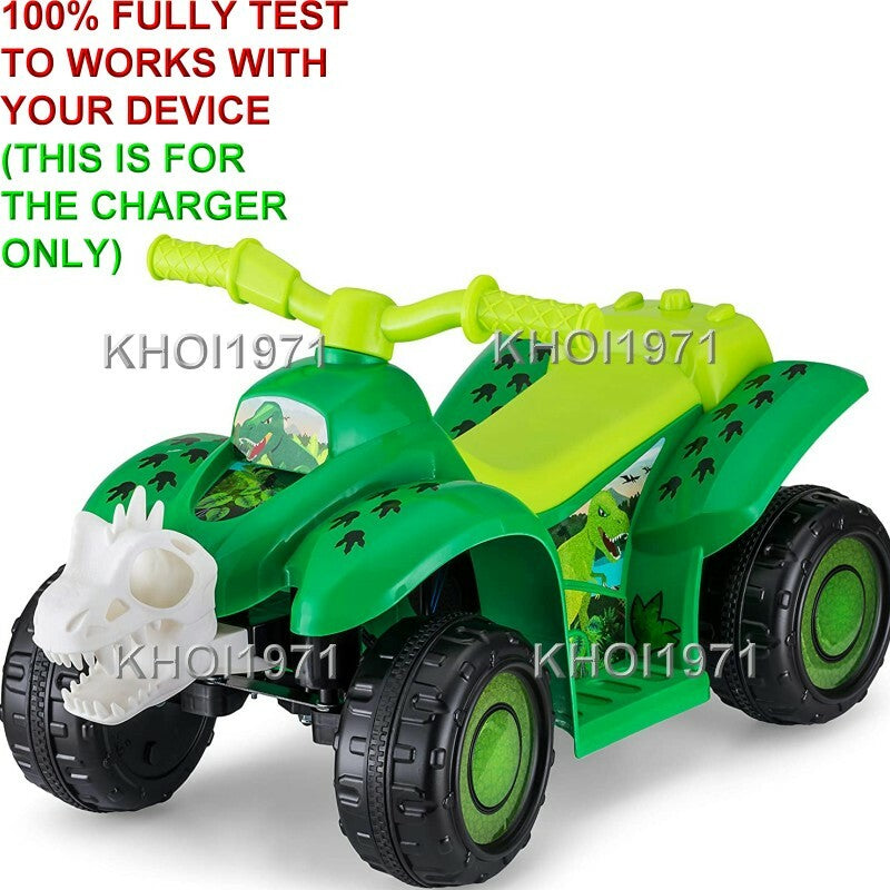 AC Wall Charger Adapter for Pacific Cycle KidTrax Dinosaur Toddler Quad Ride-On Toy