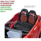 AC Wall Charger Adapter for Kids Ride-On Car with Remote Control, Red TY564944