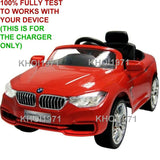 AC Wall Charger Adapter for 12V Battery Ride-On Cars Compatible with BMW 4 Series Coupe in Red, White, and Black