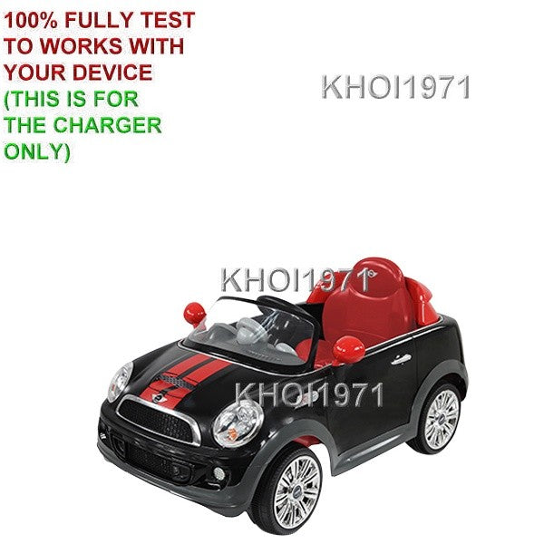 6V AC Wall Charger Adapter for Mini Cooper S Ride-On Vehicle W446AC-R