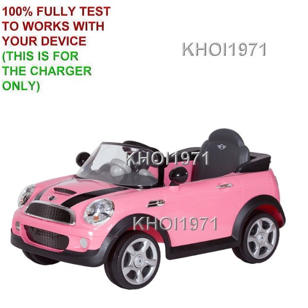AC Wall Charger Adapter for Mini Cooper S Ride-On Vehicle Model W446AC