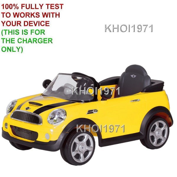 AC Wall Charger Adapter for Mini Cooper S Ride-On Vehicle Model W446AC