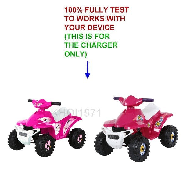 Wall Charger AC Adapter for Rollplay Owl Mini Quad Ride-On Vehicles