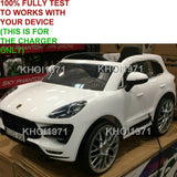 AC Wall Charger Adapter for 6V Ride-On Porsche Macan W416AC Battery