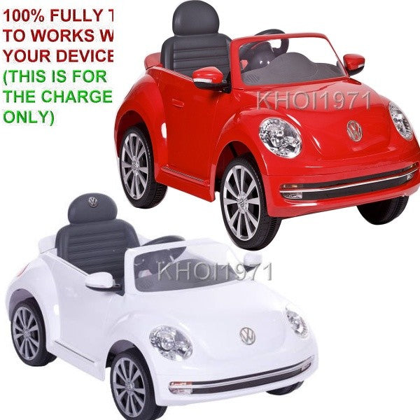 6V AC Wall Charger Adapter for Volkswagen Beetle Ride-On W486 W486TG