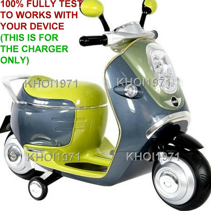 6V AC Wall Charger Adapter for Mini Electric Ride-On Scooter Model W338AC-F