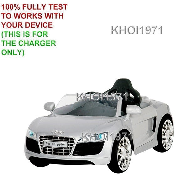 AC Wall Charger Adapter for 6V Battery Compatible with Rollplay BMW i8 Spyder Ride-On Models W458 W480