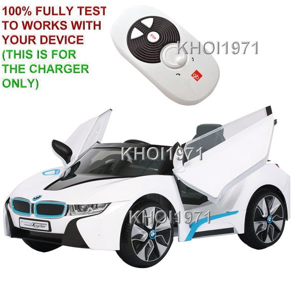 AC Wall Charger Adapter for 6V Battery Compatible with Rollplay BMW i8 Spyder Ride-On Models W458 W480