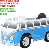 AC Wall Charger Adapter for Volkswagen VW Type 2 Bus 6V Ride-On Battery