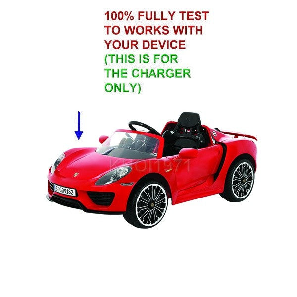 AC Wall Charger Adapter for Rollplay W418 Ride-On Porsche 918 S-GO9182