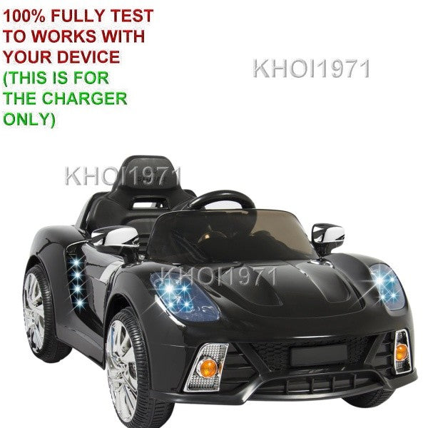 Black AC Wall Charger Adapter for SKY2308 Ride-On Sport Car