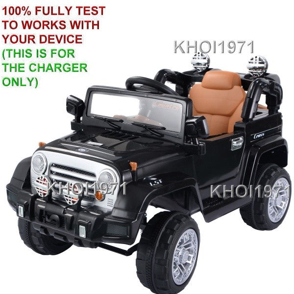 AC Wall Charger Adapter for TY324103BK MP3 Ride-On Truck Jeep Car