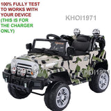 AC Wall Charger Adapter for TY324103CAMO MP3 Ride-On Truck Jeep Car
