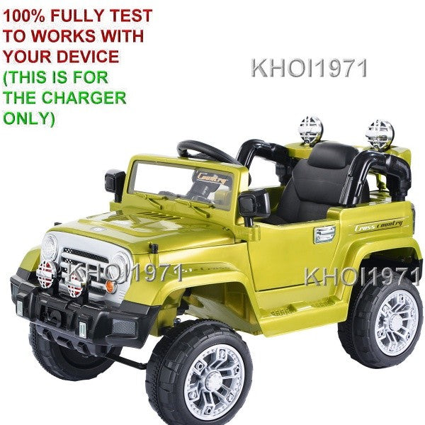 12V AC Charger Adapter for MP3 Ride-On Truck and Jeep Battery TY324103GN