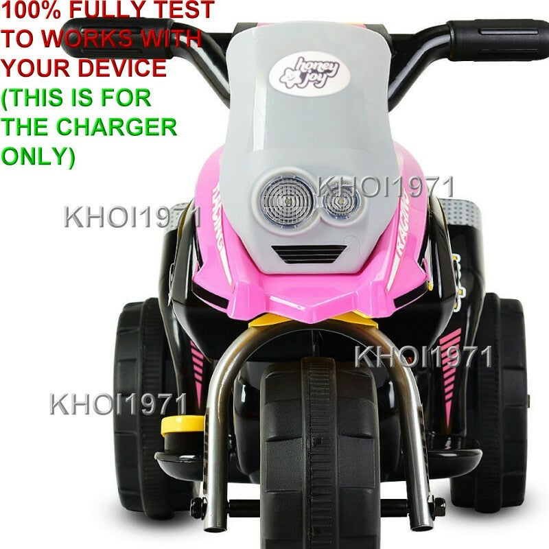 6V AC Charger Adapter for TY324110 3-Wheel Motorcycle Ride-On Toy