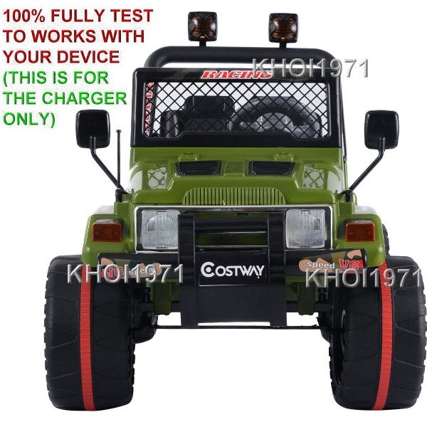 AC Wall Charger Adapter for TY324113GR Ride-On Truck Jeep Car