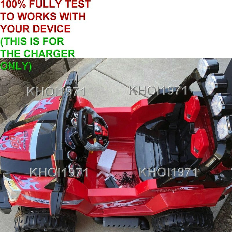 12V High-Speed AC Wall Charger Adapter for Ride-On Truck Car TY324114RE