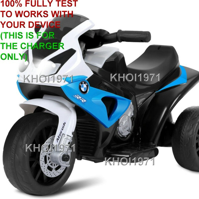 6V AC Wall Charger Adapter for TY325116 BMW S1000RR Motorcycle Ride-On Toy