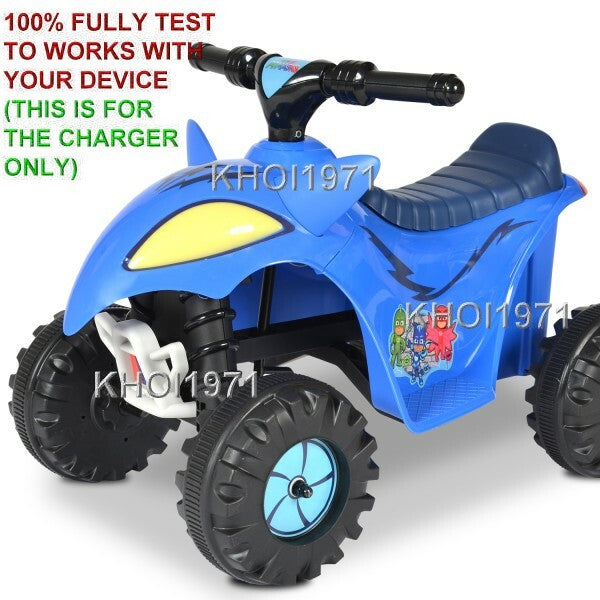 6V AC Wall Charger Adapter for W413AC W413 Ride-On Quad with PJ Masks Cat Design