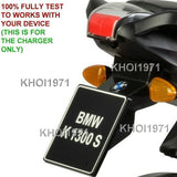 White AC Wall Charger Adapter for 12V BMW K1300S Motorcycle Ride-On Battery
