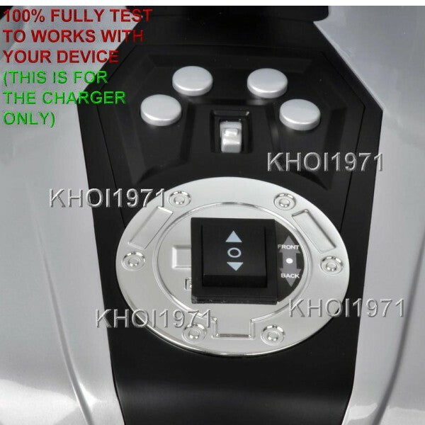 White AC Wall Charger Adapter for 12V BMW K1300S Motorcycle Ride-On Battery