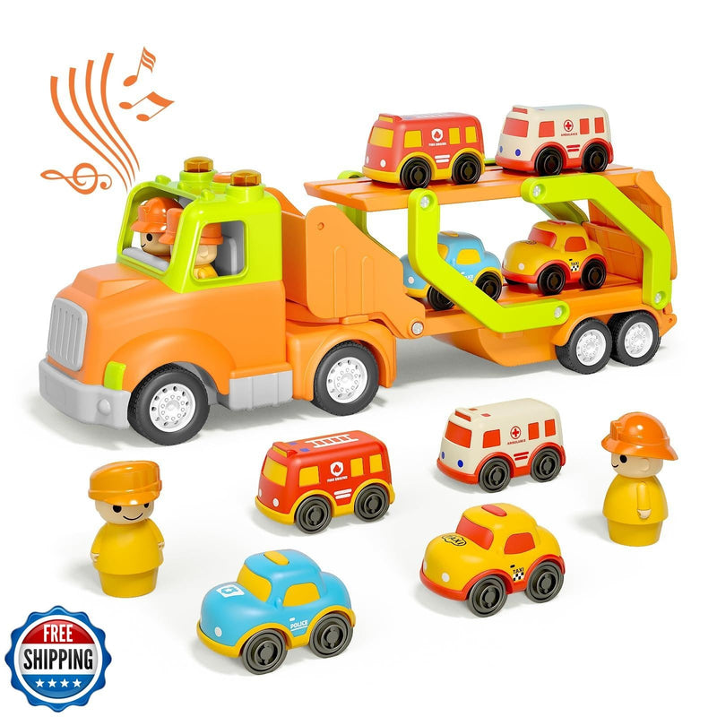 24in Friction Powered Toy Car for Kids Ages 18 Months to 5 Years